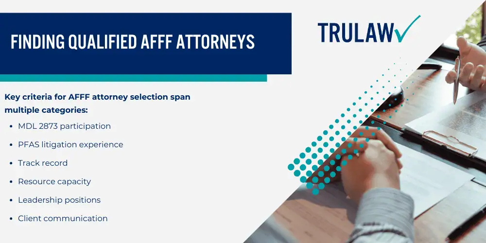 What Is AFFF and Why Are These Chemicals Dangerous; Cancers and Health Conditions Linked to AFFF Exposure; Primary Cancers With Strongest Scientific Links; Medical Evidence Requirements for Your Claim; Settlement Tier System and Projected Payout Ranges; Top Tier Cases – Highest Settlement Values ($300,000 to $600,000+); Middle and Lower Tier Settlements ($20,000 to $300,000); Factors That Strengthen or Weaken Your Settlement Value; Current Status of AFFF Litigation and Timeline; Who Qualifies for AFFF Lawsuit Compensation; Major Defendants and Corporate Liability; Primary AFFF Firefighting Foam Manufacturers Facing Lawsuits; Steps to File Your AFFF Lawsuit; Finding Qualified AFFF Attorneys