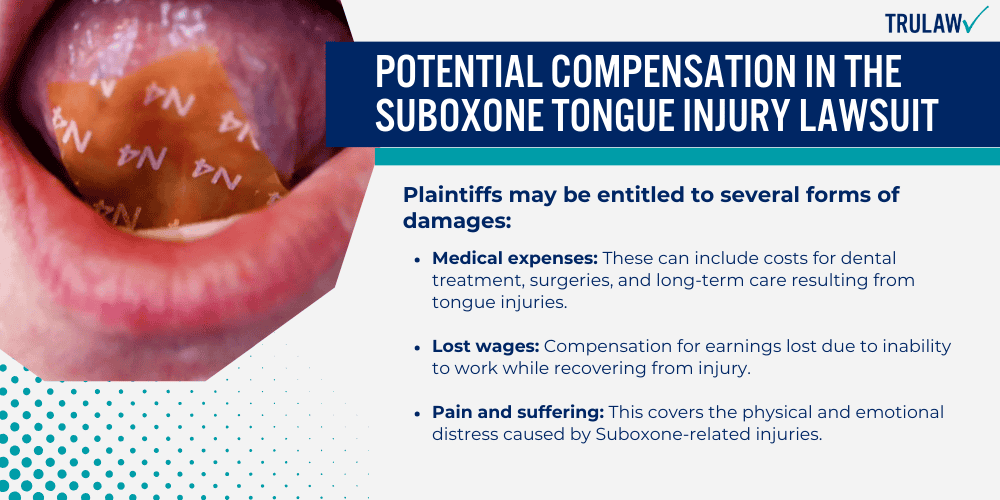 Potential Compensation in the Suboxone Tongue Injury Lawsuit