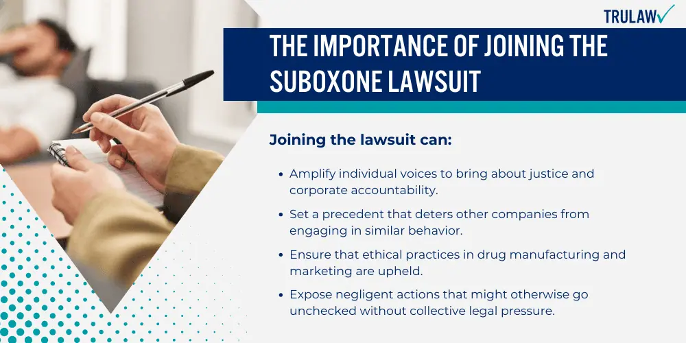 The Importance Of Joining The Suboxone Lawsuit