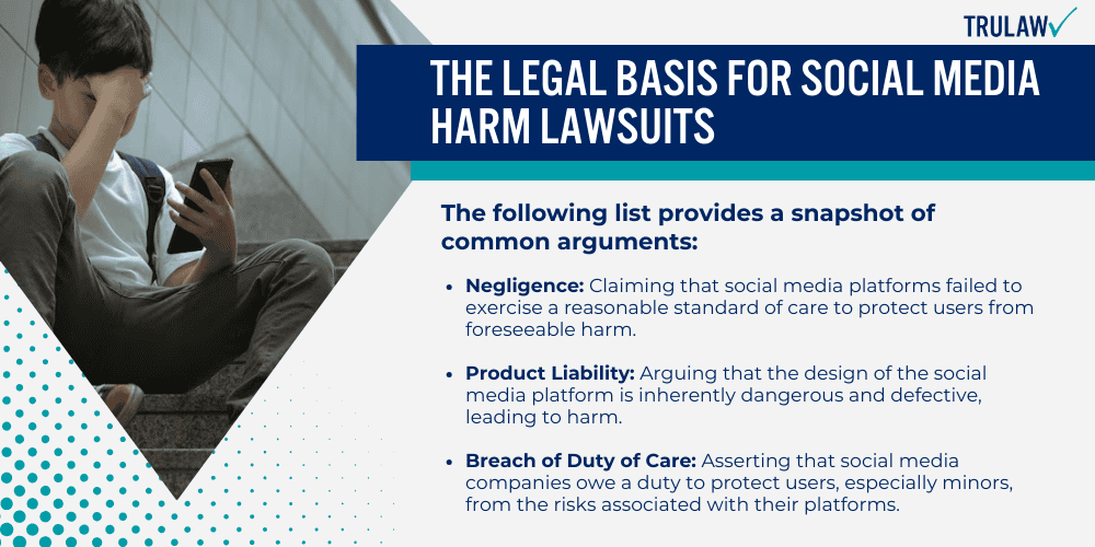 The Legal Basis for Social Media Harm Lawsuits