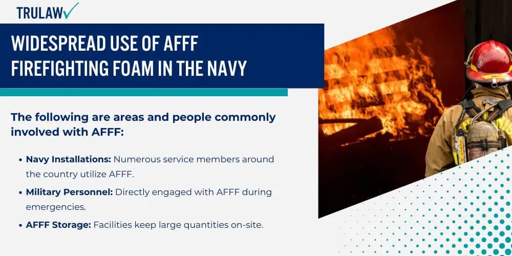 Widespread Use of AFFF Firefighting Foam in the Navy