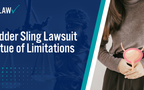 Bladder Sling Lawsuit Statute of Limitations