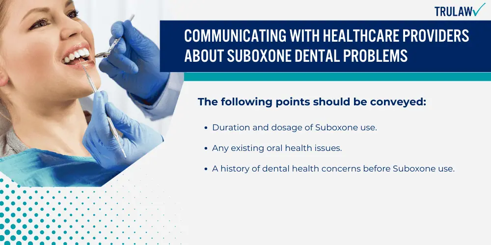 Communicating with Healthcare Providers About Suboxone Dental Problems