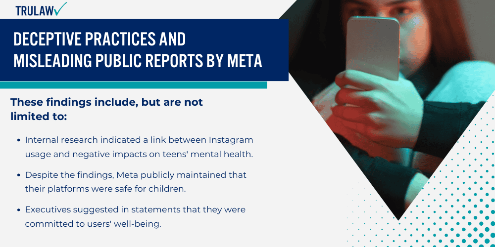 Deceptive Practices and Misleading Public Reports by Meta