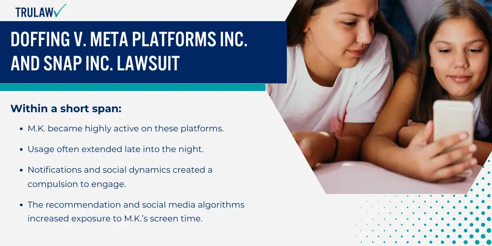 Doffing v. Meta Platforms Inc. and Snap Inc. Lawsuit