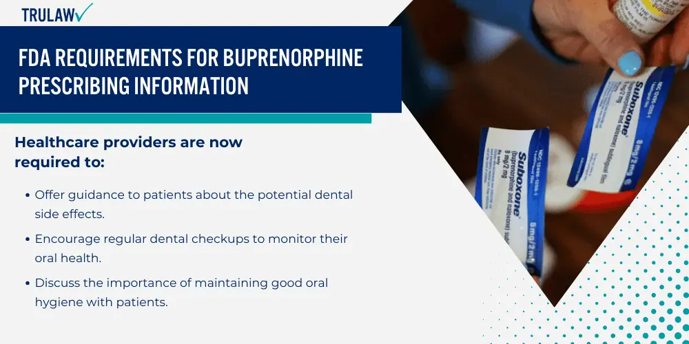FDA Requirements for Buprenorphine Prescribing Information