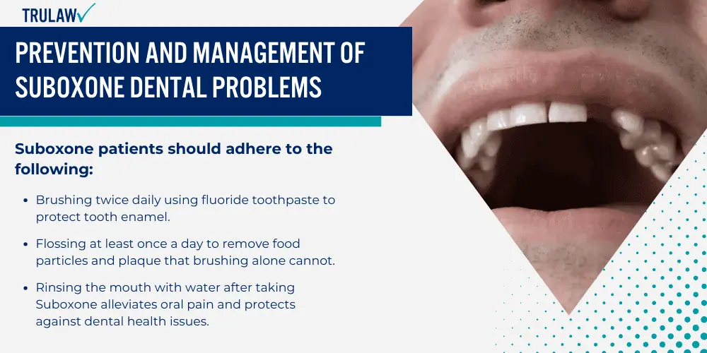 Prevention and Management of Suboxone Dental Problems