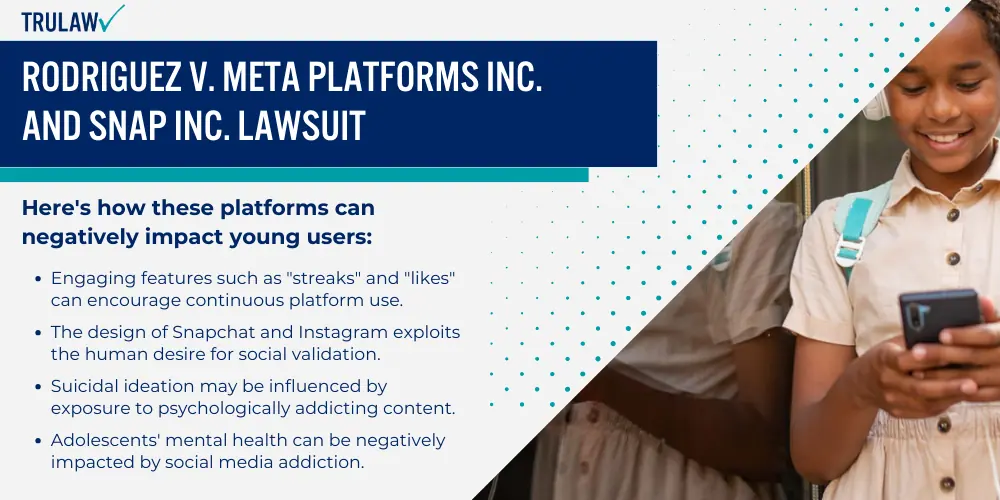 Rodriguez v. Meta Platforms Inc. and Snap Inc. Lawsuit