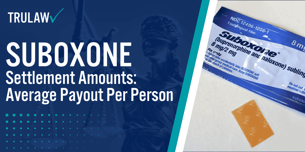 Suboxone Settlement Amounts Average Payout Per Person TruLaw