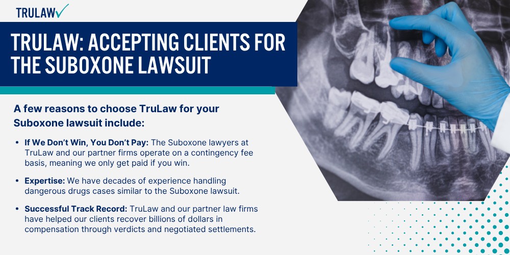 TruLaw Accepting Clients for the Suboxone Lawsuit