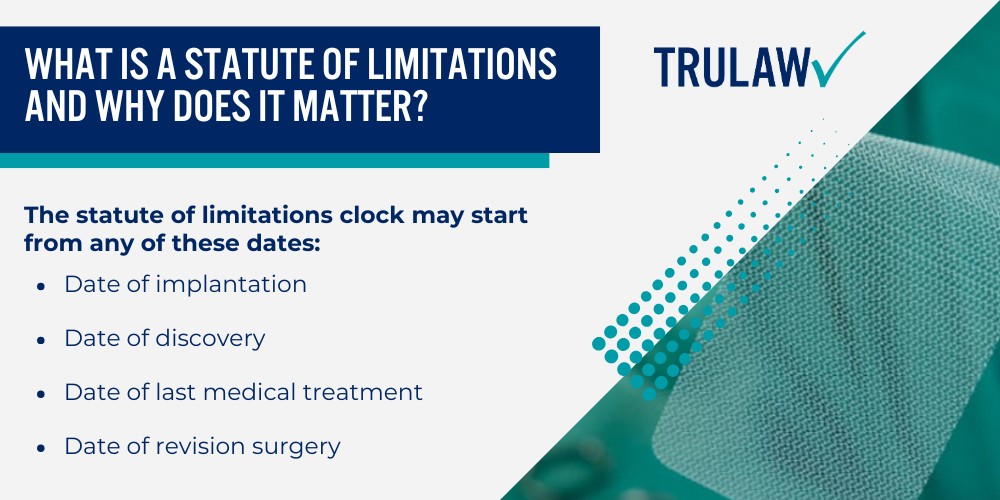 The Statute of Limitations in Transvaginal Mesh Cases; What Is a Statute of Limitations and Why Does It Matter