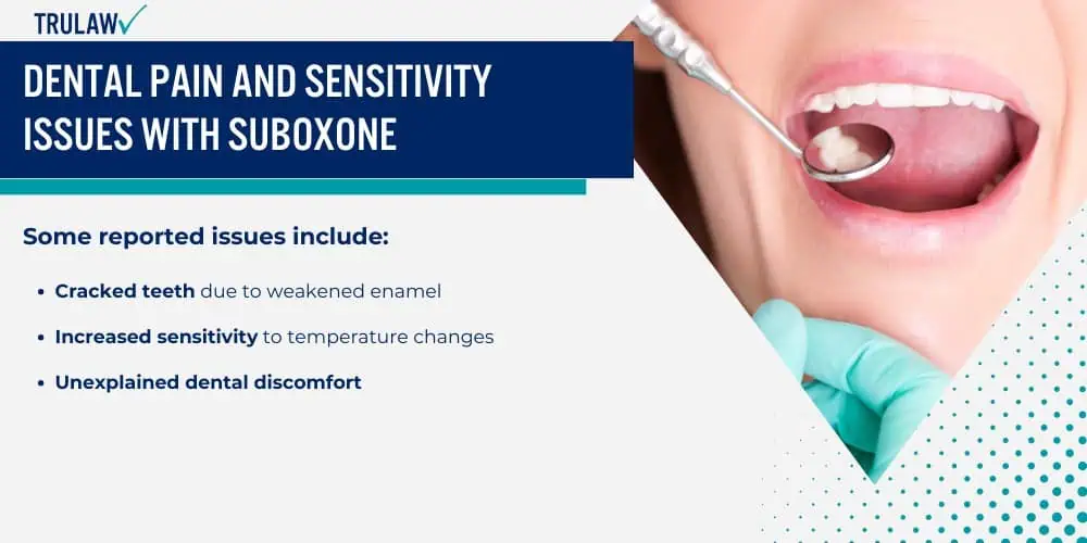 Dental Pain and Sensitivity Issues with Suboxone