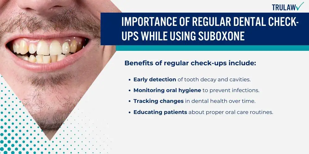 Importance of Regular Dental Check-Ups While Using Suboxone