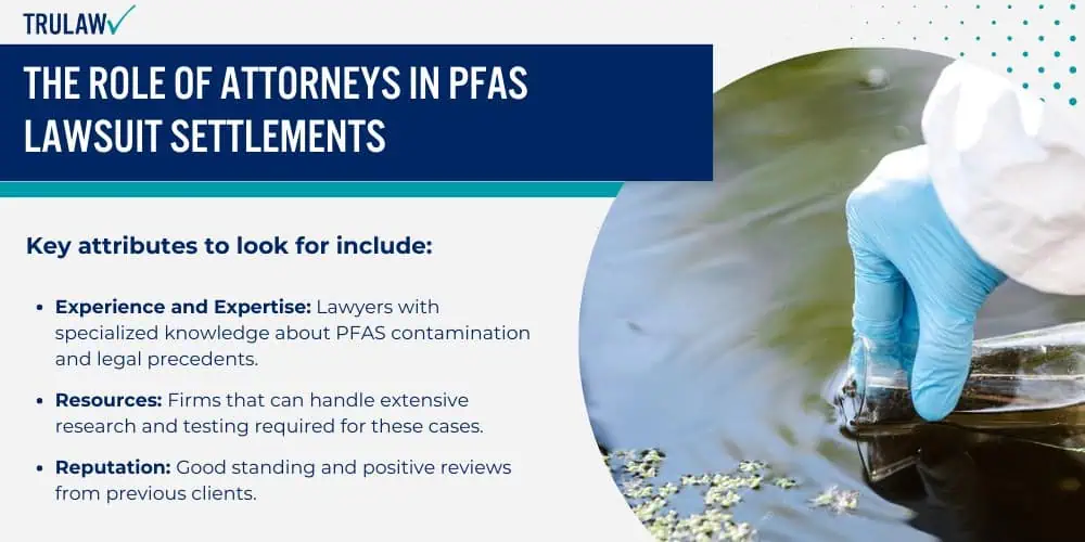 The Role of Attorneys in PFAS Lawsuit Settlements