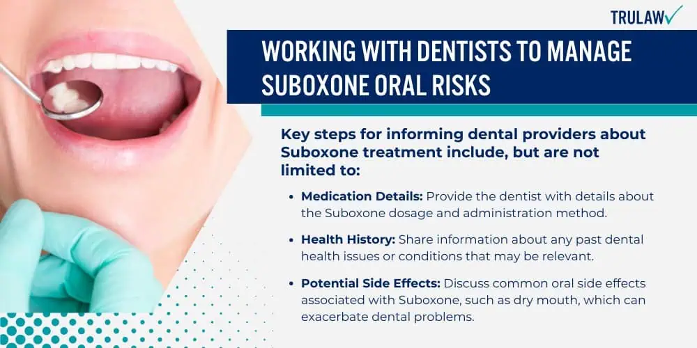 Working with Dentists to Manage Suboxone Oral Risks