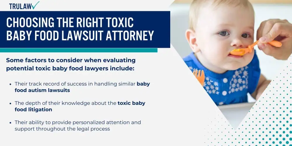 Choosing the Right Toxic Baby Food Lawsuit Attorney