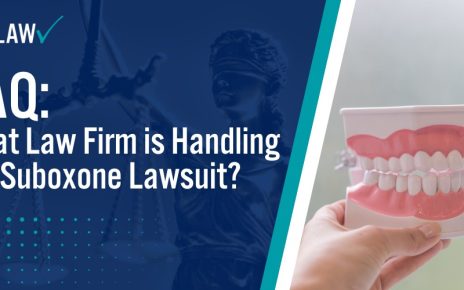 FAQ What Law Firm is Handling the Suboxone Lawsuit