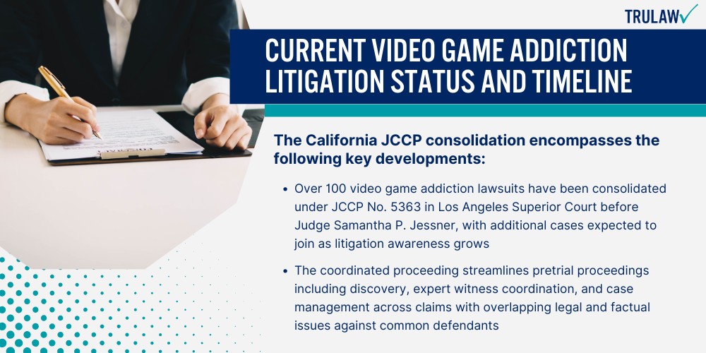 Current Video Game Addiction Litigation Status and Timeline