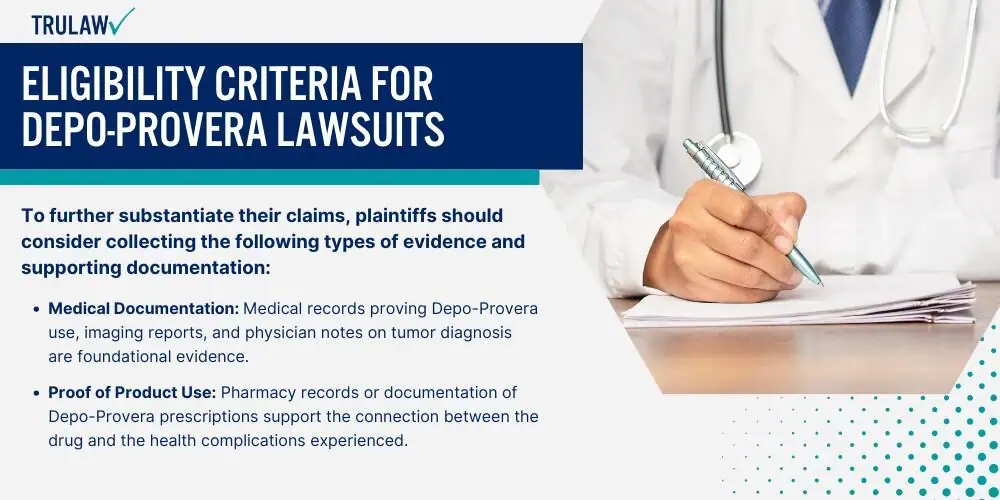 Eligibility Criteria for Depo-Provera Lawsuits
