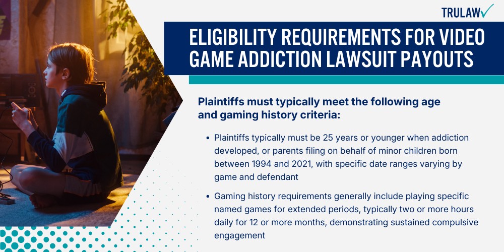 Eligibility Requirements for Video Game Addiction Lawsuit Payouts