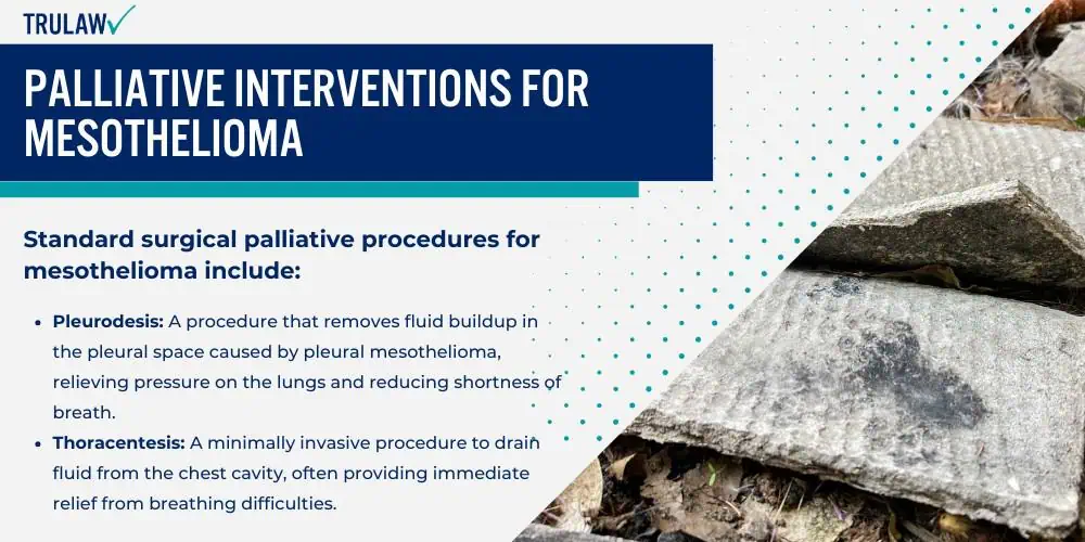 Palliative Interventions for Mesothelioma