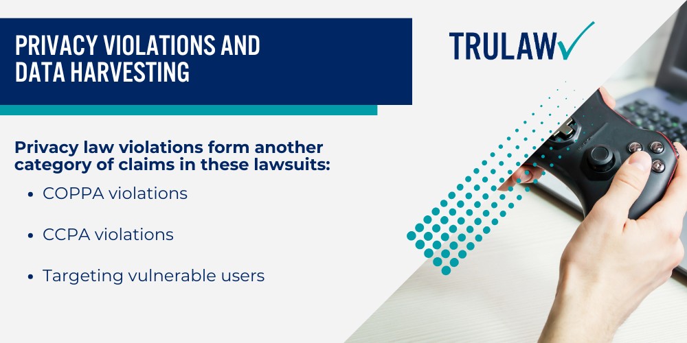 What Is a Video Game Addiction Lawsuit; The Basis of Video Game Addiction Claims; Major Gaming Companies Facing Legal Action; Microsoft and Activision Blizzard; Epic Games and Roblox Corporation; Nintendo, Electronic Arts, and Other Defendants; Legal Grounds and Allegations in Video Game Lawsuits; Product Liability and Failure to Warn; Privacy Violations and Data Harvesting; Privacy Violations and Data Harvesting