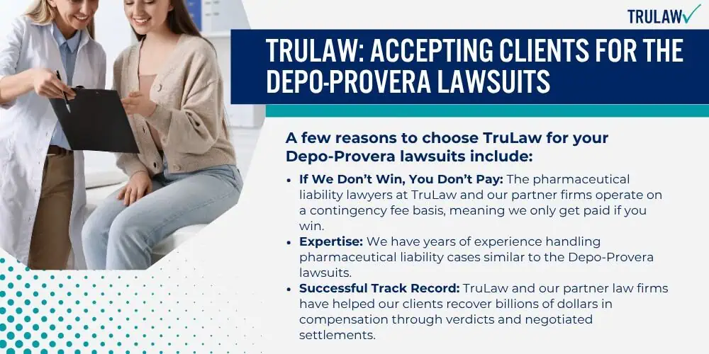 TruLaw Accepting Clients for the Depo-Provera Lawsuits