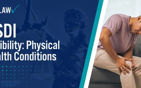 SSDI Eligibility Physical Health Conditions