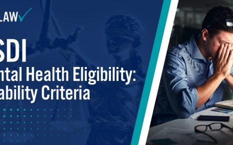 SSDI Mental Health Eligibility Disability Criteria