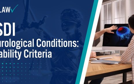 SSDI Neurological Conditions Disability Criteria