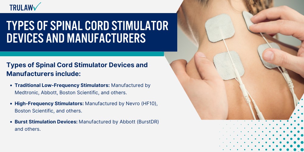 Types of Spinal Cord Stimulator Devices and Manufacturers