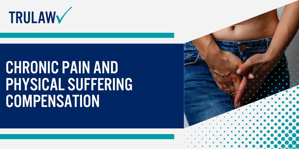 Types of Damages Available in Transvaginal Mesh Lawsuits; Economic Damages in Mesh Injury Cases; Non-Economic Damages for Pain and Suffering; Medical Expenses and Treatment Costs You Can Recover; Lost Wages and Reduced Earning Capacity Claims; Chronic Pain and Physical Suffering Compensation