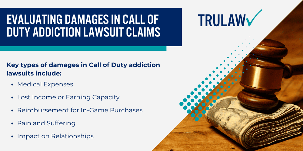 How Call of Duty Contributes to Gaming Addiction; Psychological Manipulation and Game Design Elements; The Role of In-Game Purchases and Microtransactions;  Severe Health Effects of Video Game Addictions; Mental Health Issues and Social Withdrawal; Physical Health Risks_ Long-Term Consequences; Gathering Evidence for a Video Game Lawsuit;  Evaluating Damages in Call of Duty Addiction Lawsuit Claims