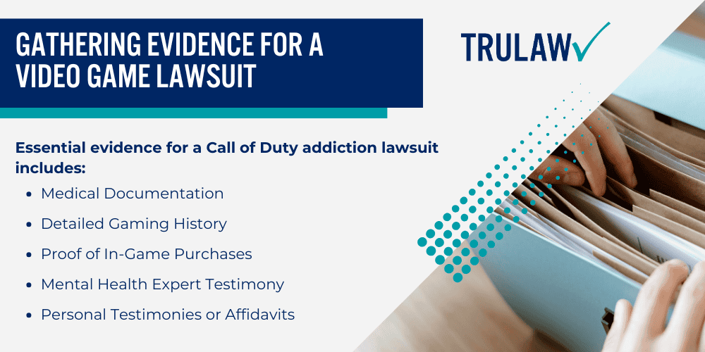 How Call of Duty Contributes to Gaming Addiction; Psychological Manipulation and Game Design Elements; The Role of In-Game Purchases and Microtransactions;  Severe Health Effects of Video Game Addictions; Mental Health Issues and Social Withdrawal; Physical Health Risks_ Long-Term Consequences; Gathering Evidence for a Video Game Lawsuit