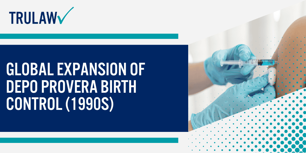 Initial FDA Approval Depo Provera (1960s-1992); Global Expansion of Depo Provera Birth Control (1990s)