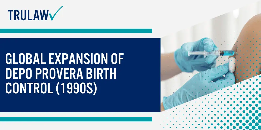 Initial FDA Approval Depo Provera (1960s-1992); Global Expansion of Depo Provera Birth Control (1990s)