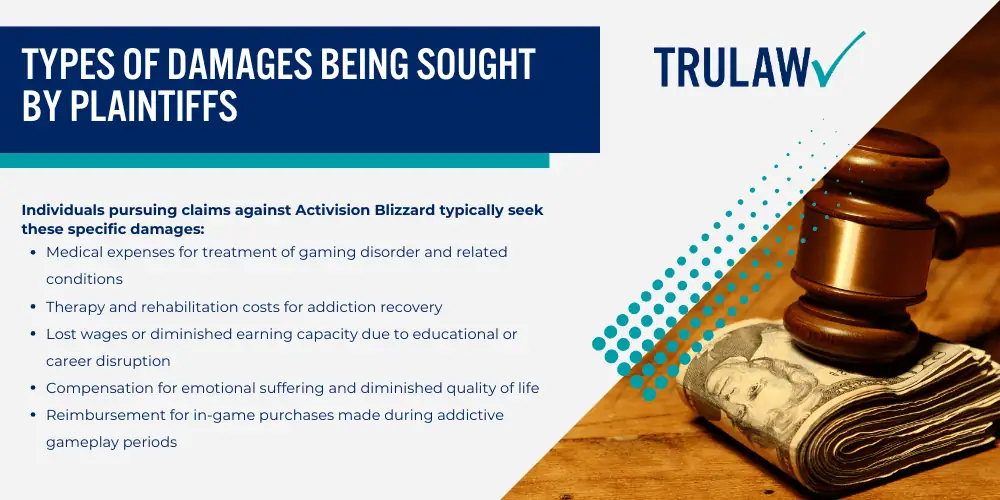 How Can A Video Game Addiction Attorney from TruLaw Help You; World of Warcraft Addiction Linked to Health Issues; Mental Health Problems Associated with WoW Addiction; Do You Qualify for the World of Warcraft Lawsuit; Gathering Evidence for a World of Warcraft Addiction Claim; Potential Compensation in Activision Blizzard Games Litigation; Types of Damages Being Sought by Plaintiffs