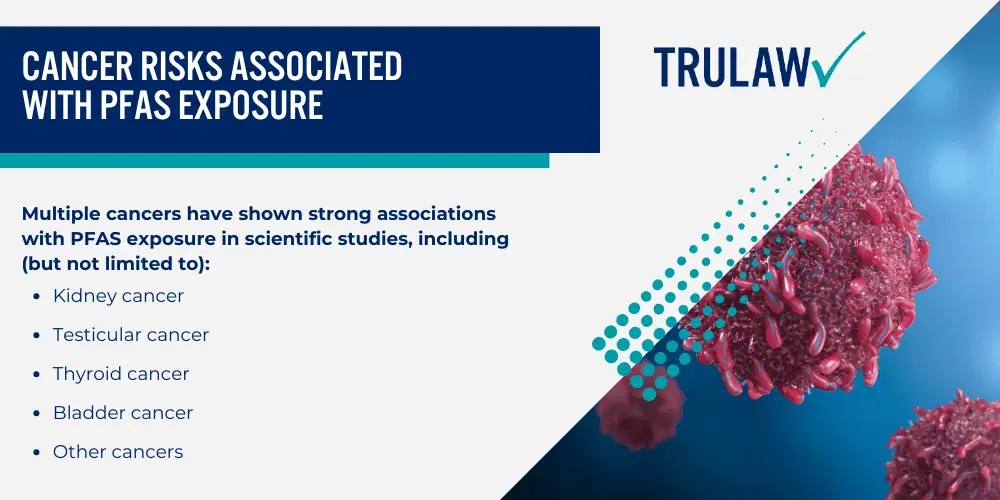 Health Effects and Medical Conditions Linked to PFAS Exposure; Cancer Risks Associated with PFAS Exposure