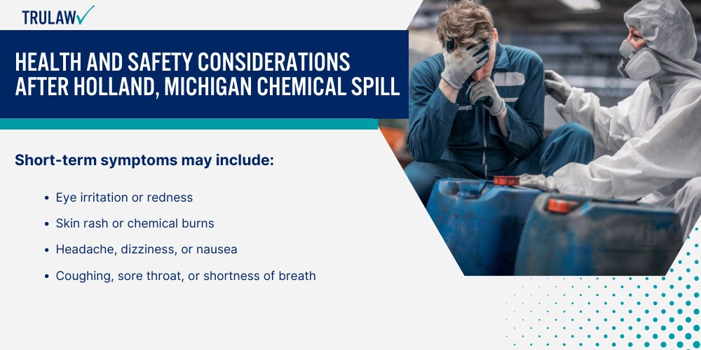 Health and Safety Considerations After Holland, Michigan Chemical Spill
