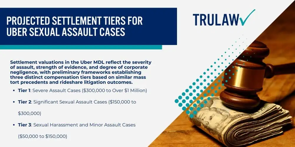 Projected Settlement Tiers for Uber Sexual Assault Cases