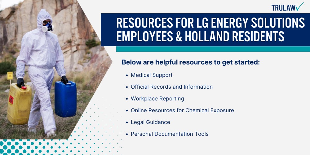 Resources for LG Energy Solutions Employees & Holland Residents