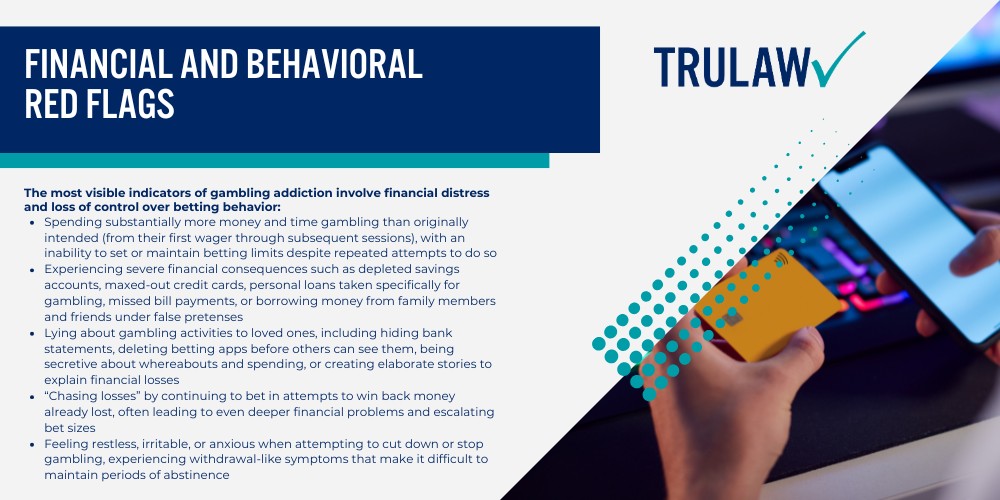 Examining the BetMGM Gambling Addiction Lawsuits; What Is BetMGM and How Does It Operate; Core Allegations in BetMGM Addiction Lawsuits; Predatory Tactics Allegedly Used by BetMGM; VIP Host Programs and Targeted Incentives; Warning Signs of BetMGM Gambling Addiction; Financial and Behavioral Red Flags;