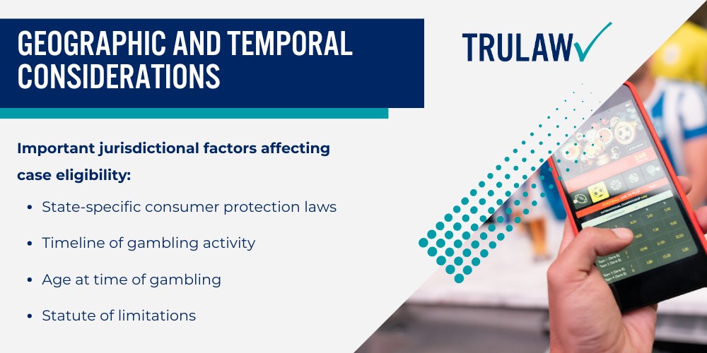 Recent Legal Developments in FanDuel Online Sports Betting Litigation; How FanDuel Allegedly Contributed to Gambling Addiction; Recent Legal Developments in FanDuel Online Sports Betting Litigation; How FanDuel Allegedly Contributed to Gambling Addiction; Predatory App Design Features; Misleading Promotional Tactics; Individuals Who May Qualify for a FanDuel Lawsuit; Eligibility Criteria for Filing a Lawsuit; Geographic and Temporal Considerations