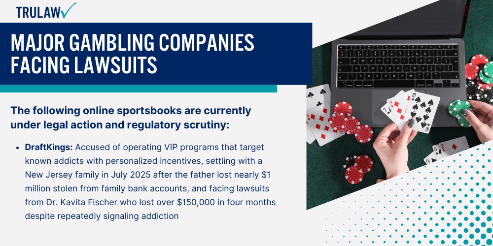 Major Gambling Companies Facing Lawsuits