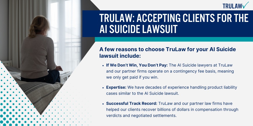 TruLaw Accepting Clients for the AI Suicide Lawsuit