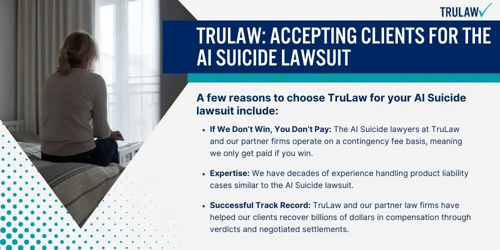 TruLaw Accepting Clients for the AI Suicide Lawsuit