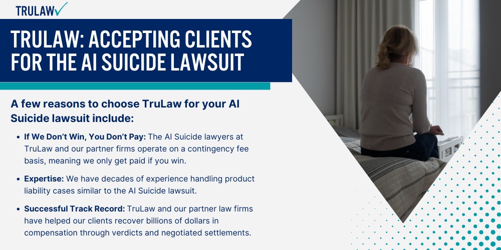 TruLaw Accepting Clients for the AI Suicide Lawsuit