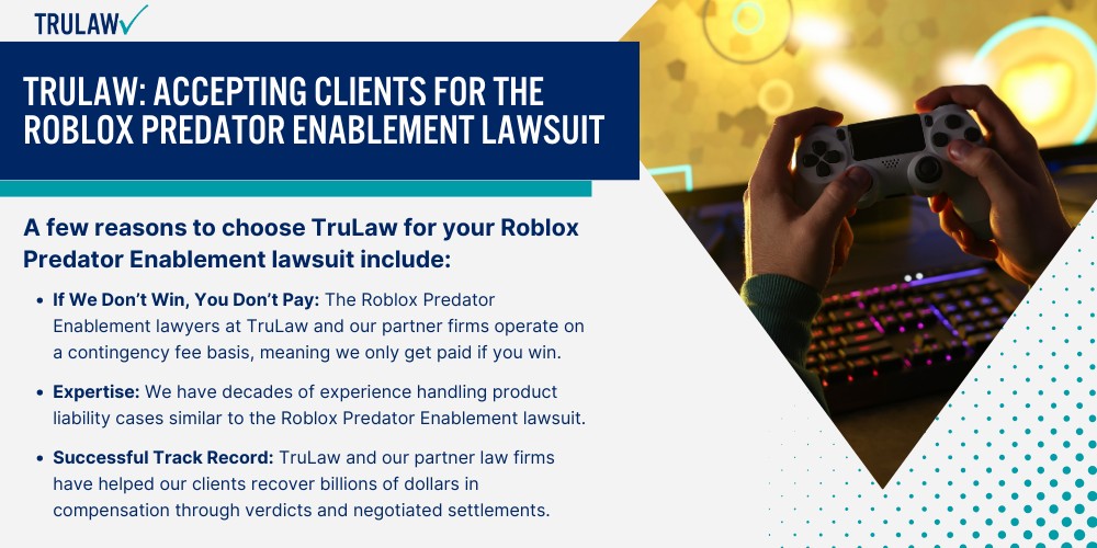 TruLaw Accepting Clients for the Roblox Predator Enablement Lawsuit