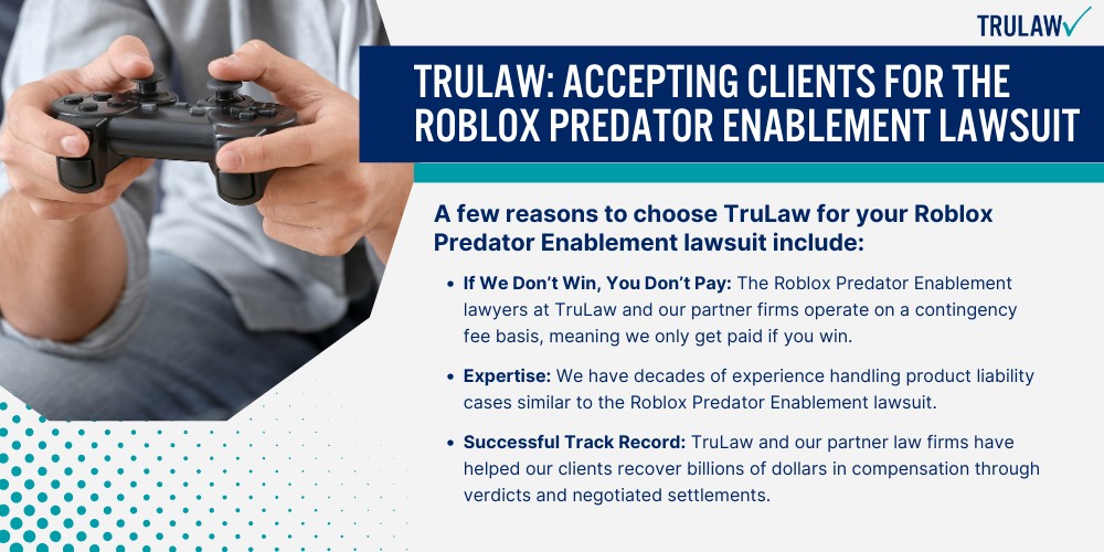TruLaw Accepting Clients for the Roblox Predator Enablement Lawsuit