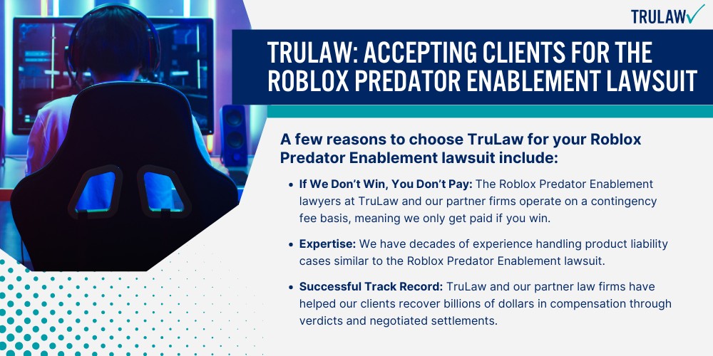 TruLaw Accepting Clients for the Roblox Predator Enablement Lawsuit